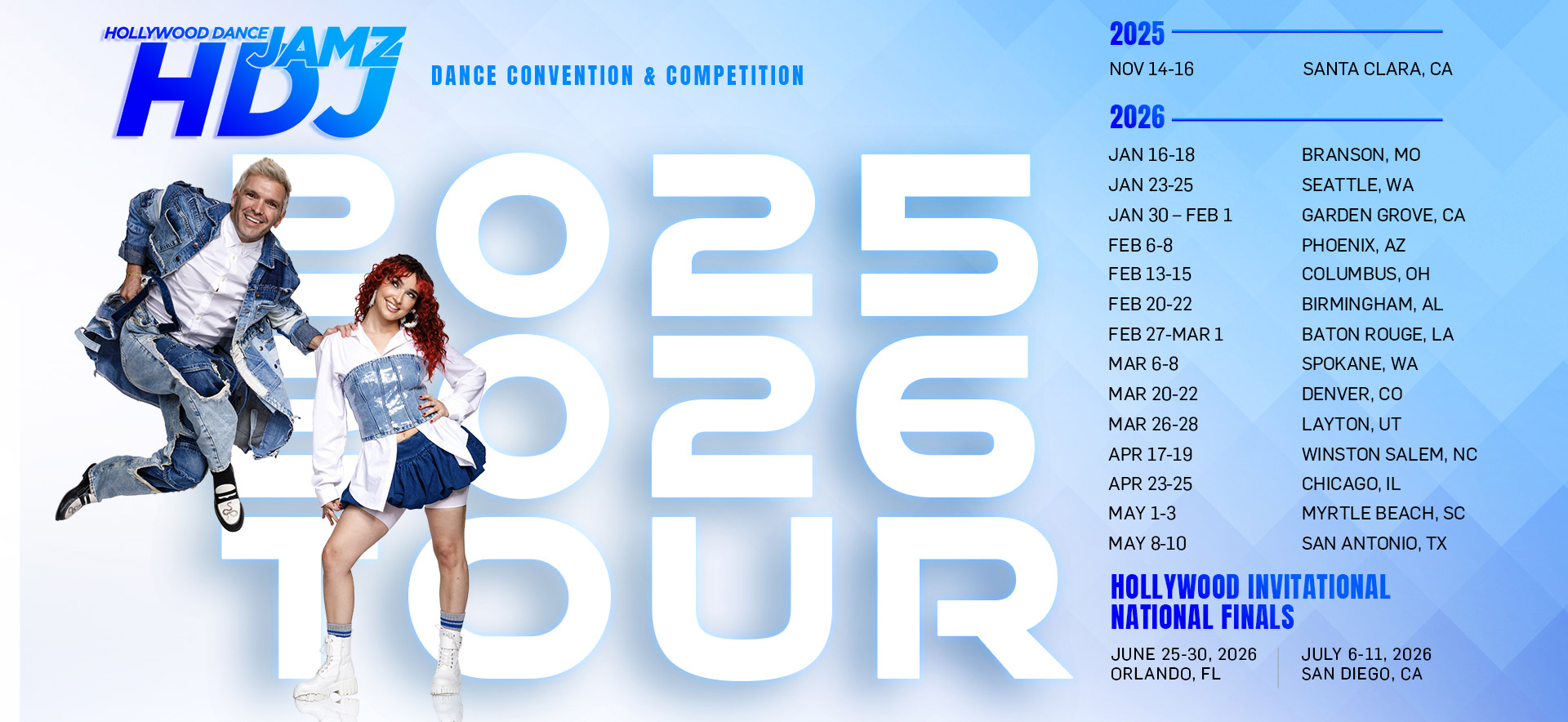 Hollywood Dance Jamz 2025-2026 Tour Dates