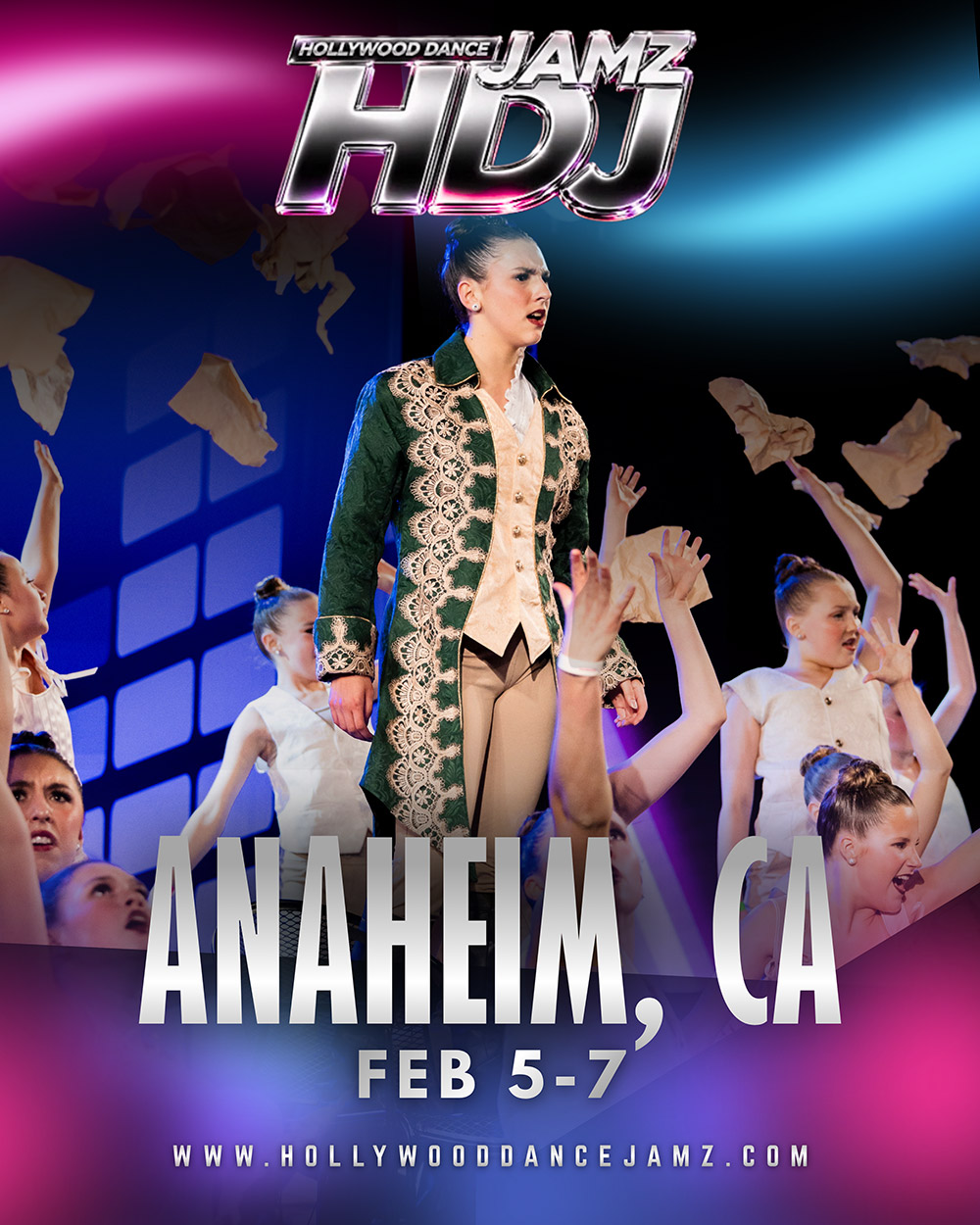 Hollywood Dance Jamz 2026 2027 Tour Anaheim Ca